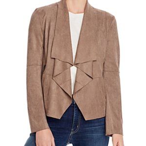 Bagatelle Faux Suede Drape Jacket Whiskey XL